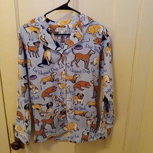 *3 FOR $13* Long sleeve dog pj top